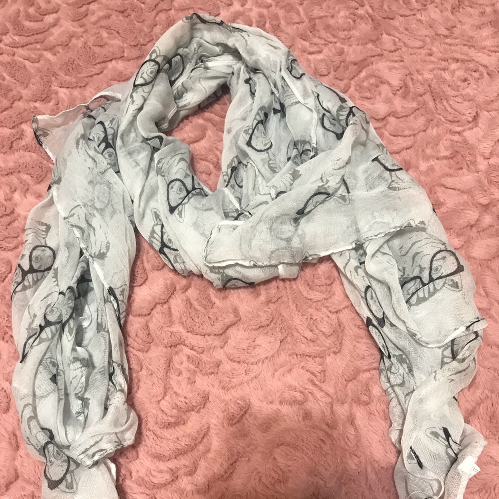 Cat scarf / hijab head wrap summer
